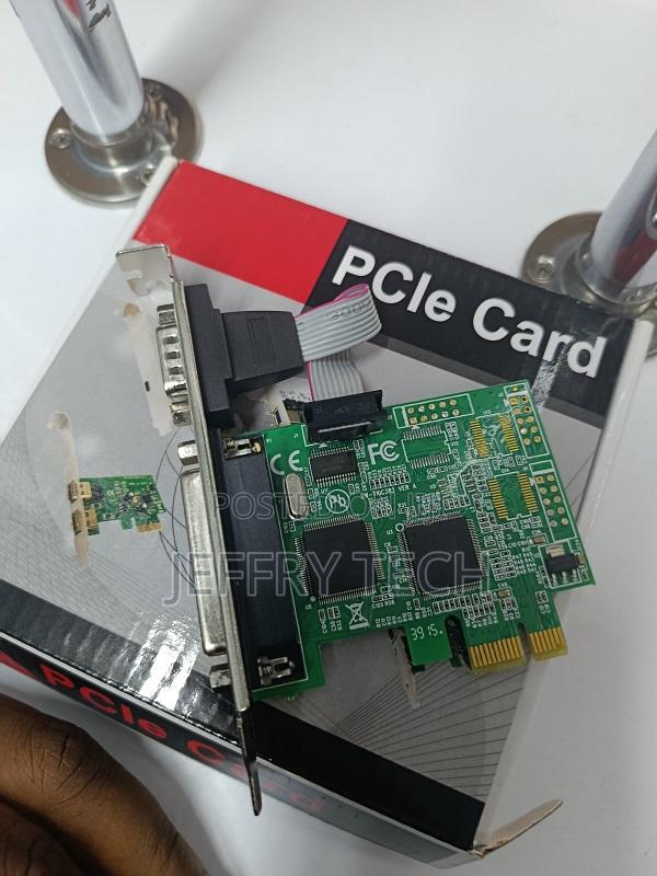 Pci-E Board Serial Db9 Rs-232 + Parallel Db25 Plc398