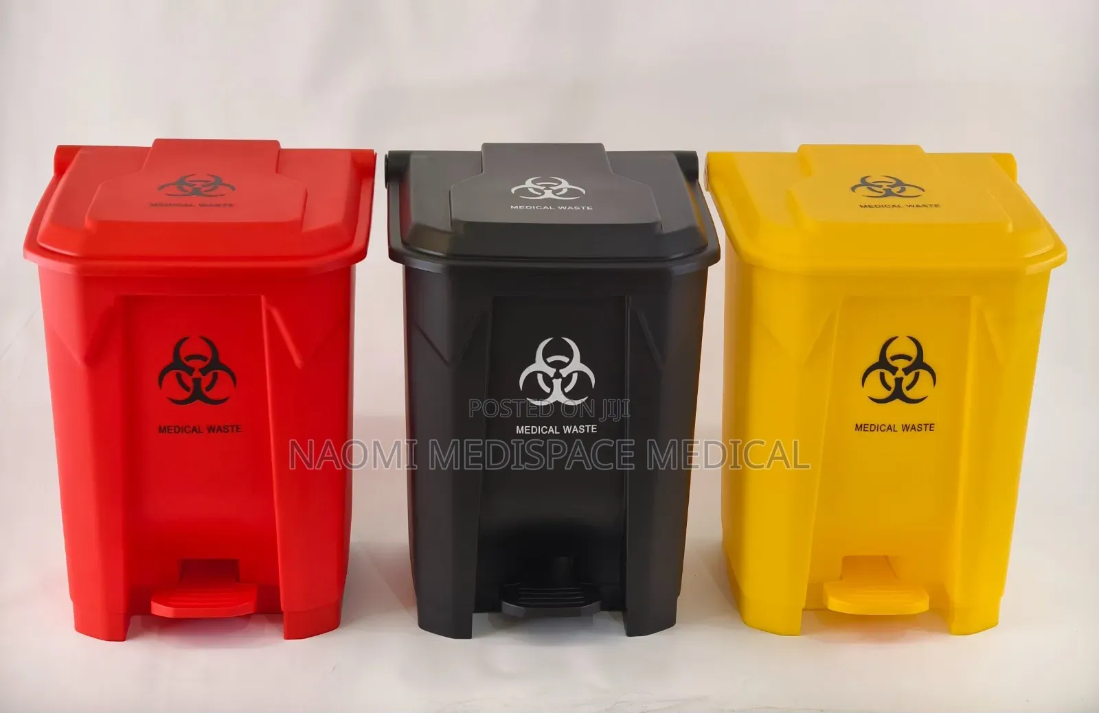 30l Biohazard Pedal Bins/Waste Bins