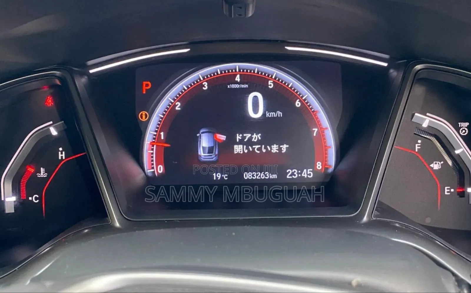 Honda Civic 2019 Black