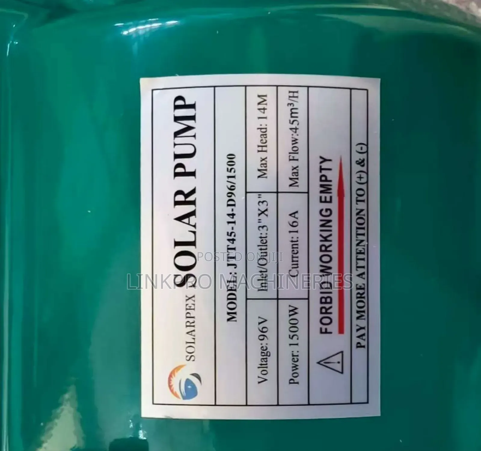 3 Inch Solarpex Surface Water Pump 1500watts