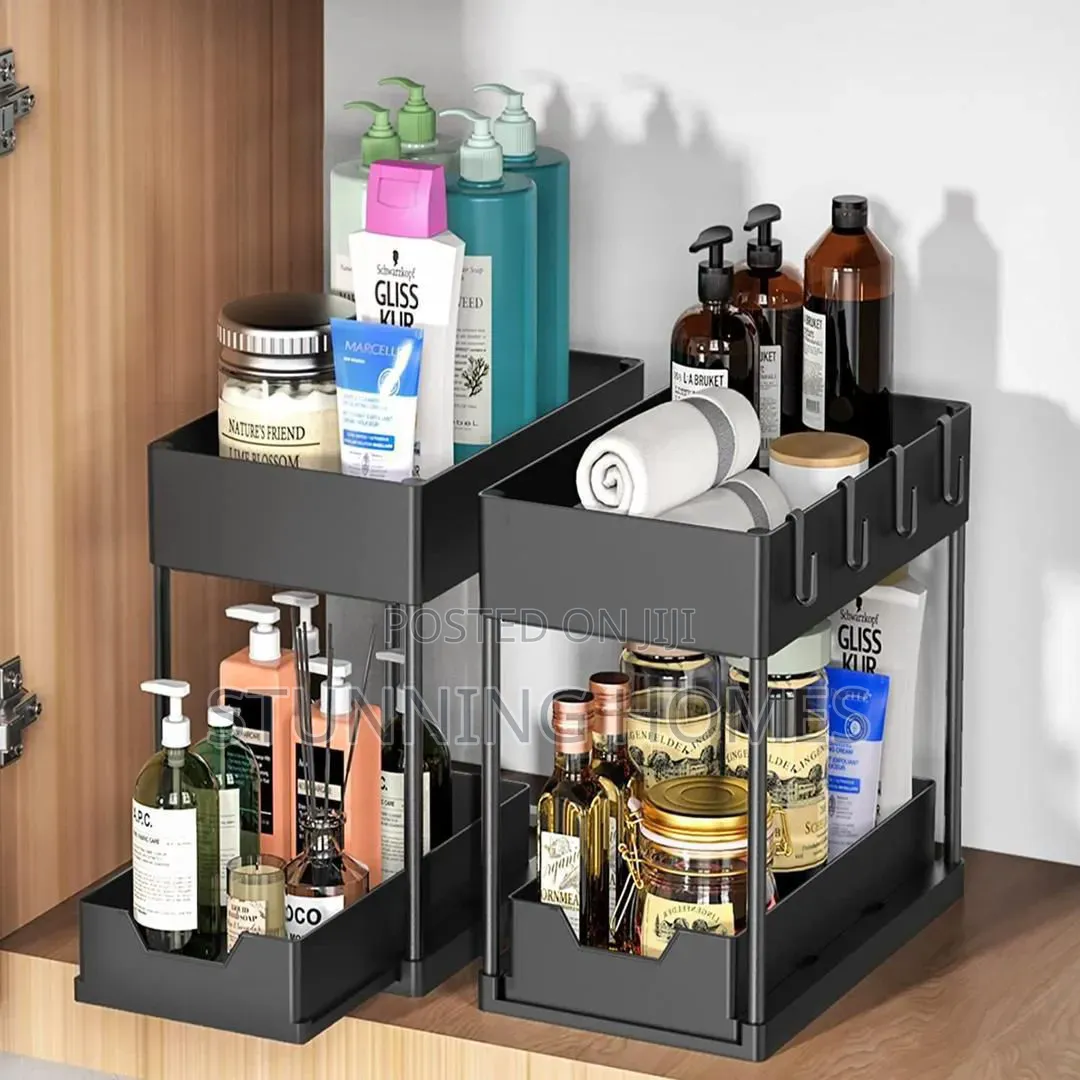 Under the Sink Organizer Shelves