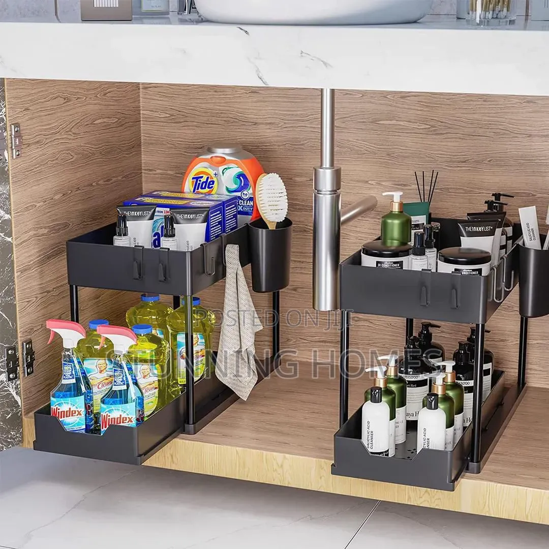 Under the Sink Organizer Shelves