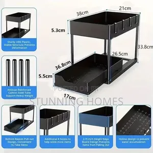 Under the Sink Organizer Shelves