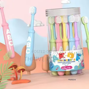 10pcs Cute Children Small Head Soft Bristle Toothbrush