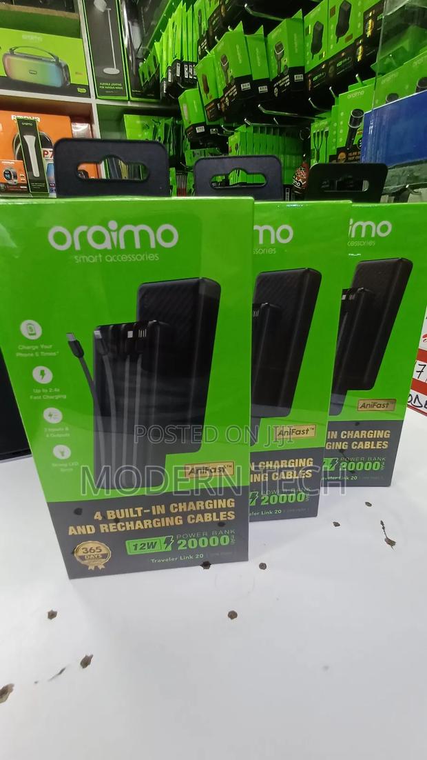 Oraimo Link 20 – 20000mah Powerbank
