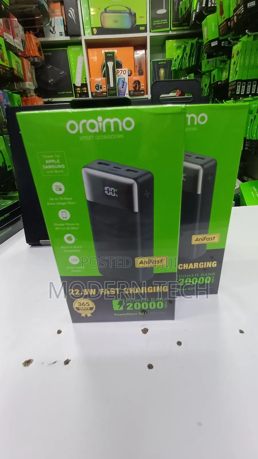 Oraimo Powernova Q21 20000mah 22.5w Power Bank