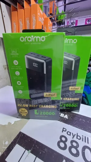 Oraimo Powernova Q21 – 22.5w 20000mah Fast Charge Power Bank