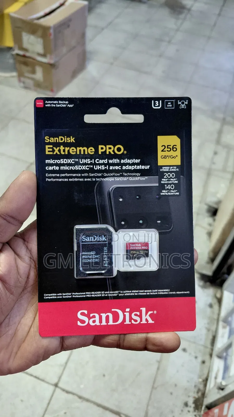 256gb Extreme Pro V30 Micro Sd Adapter for Digital Cameras Drones