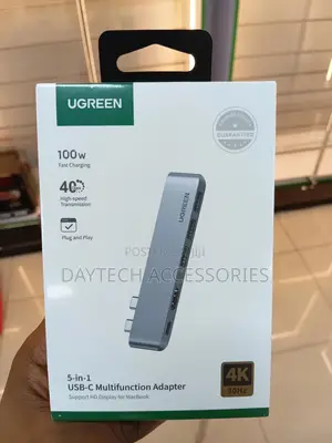The Ugreen 5-in-2 Usb-C Multifunction Adapter - Grey