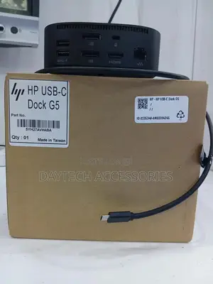 The Hp Usb-C Dock G5 Versatile Docking Station.