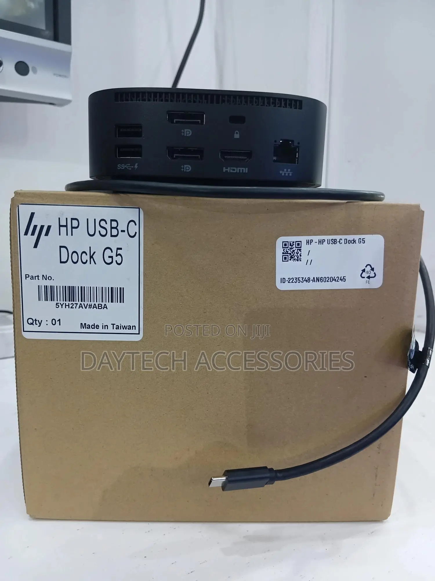 The Hp Usb-C Dock G5 Versatile Docking Station.