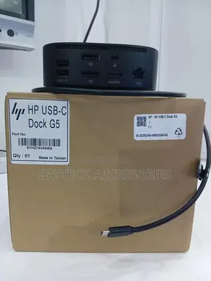 The Hp Usb-C Dock G5 Versatile Docking Station.