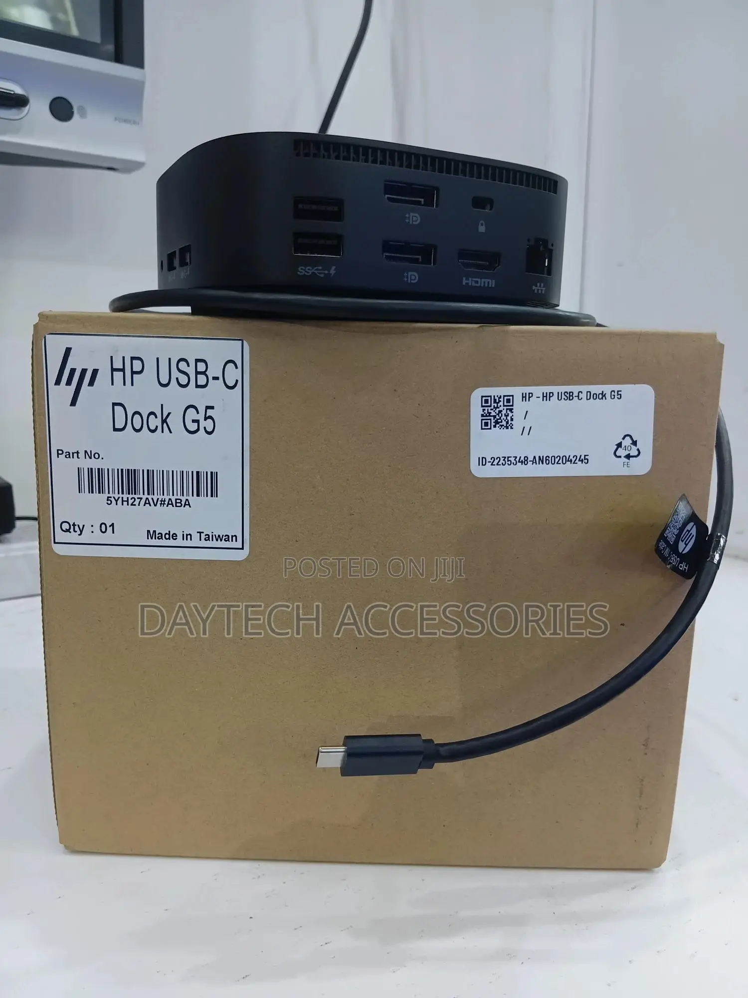 The Hp Usb-C Dock G5 Versatile Docking Station.
