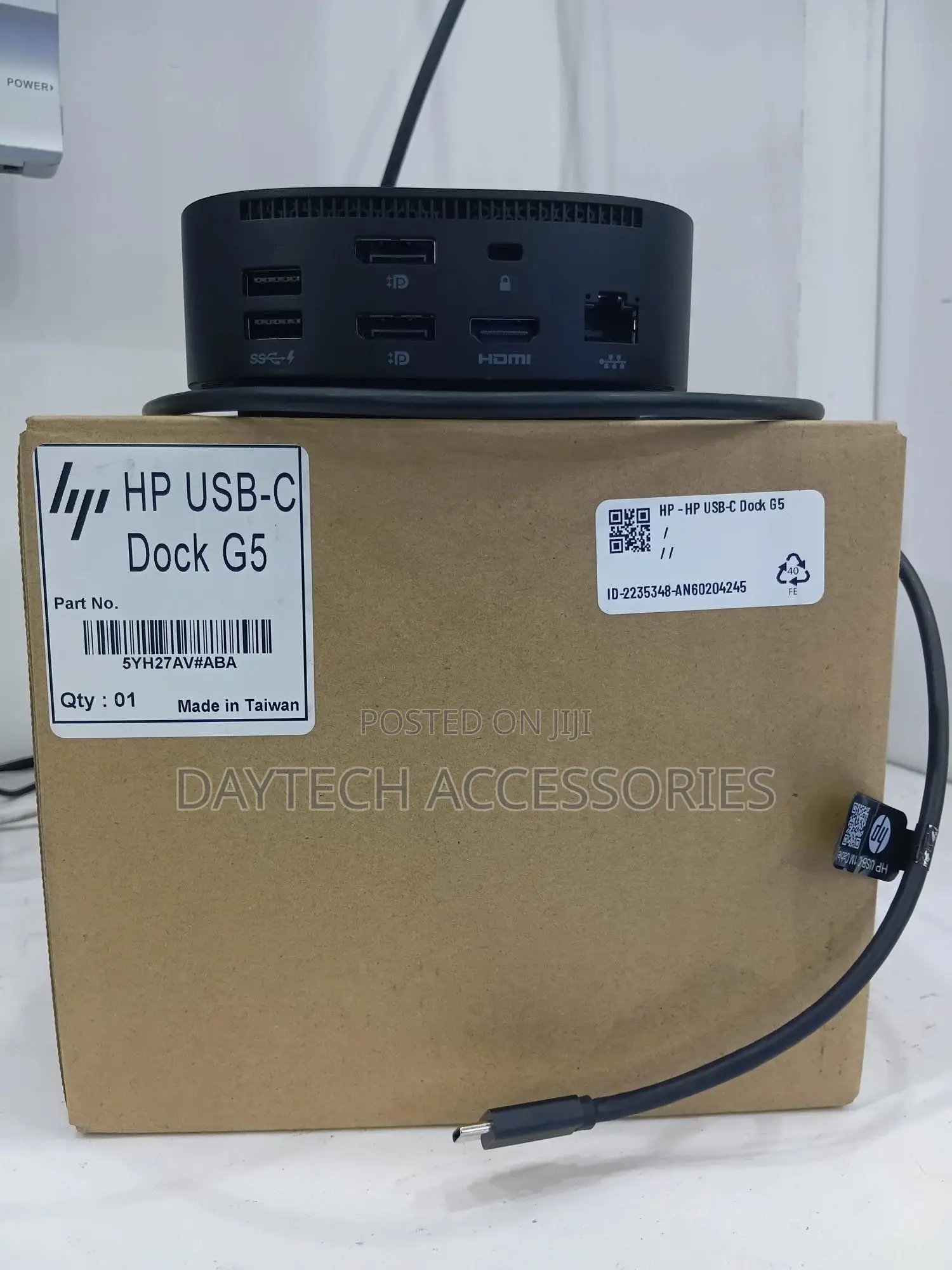 Hp Usb-C Dock G5 Essential Workspace Docking Station - Black