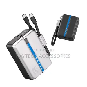 Brave Thunder Fast Charging 20000mah Power Bank With Type C Cable.
