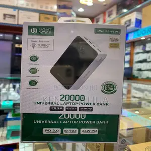 Lightwave 20000mah Laptop Power Bank (65w)