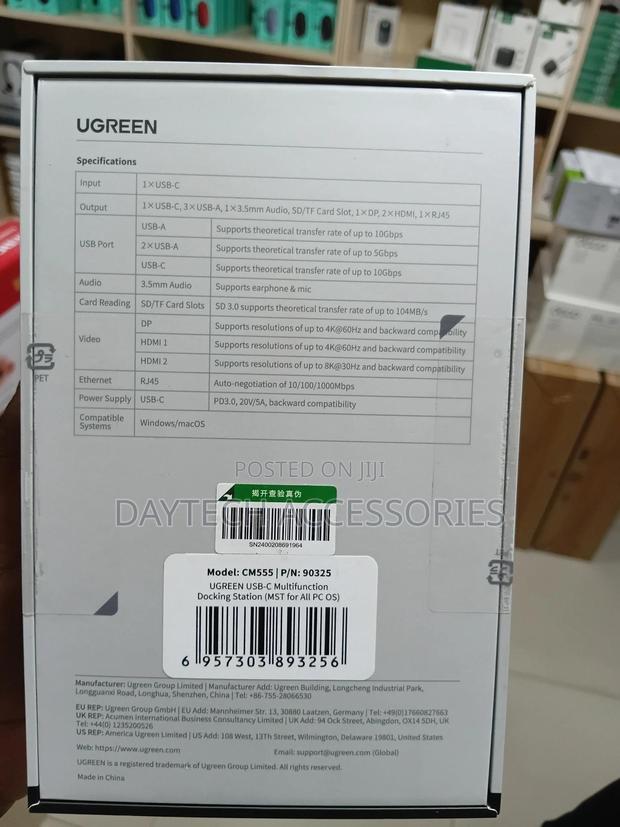 Ugreen Cm681 12-in-1 Pro Docking Station - Grey - thumbnail 2