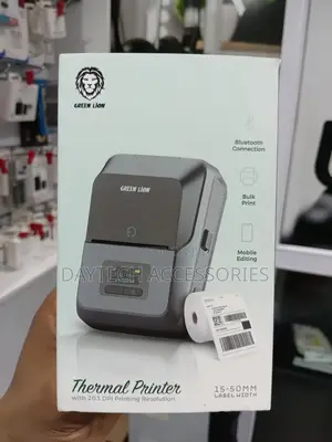 Green Lion Thermal Printer TFT Screen 1500mah Rechargeable Battery,
