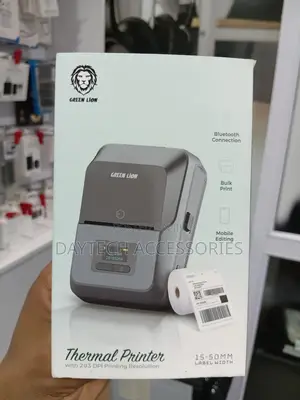 Green Lion Thermal Printer TFT Screen 1500mah Rechargeable Battery,