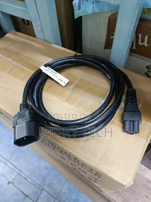 6 Feet - Black | Iec 60320 C14 to Iec 60320 C5, 18awg, 10a, 3-Prong
