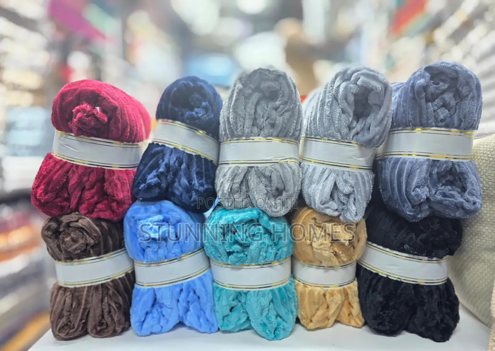 6*6 Ribbed Throw Blankets