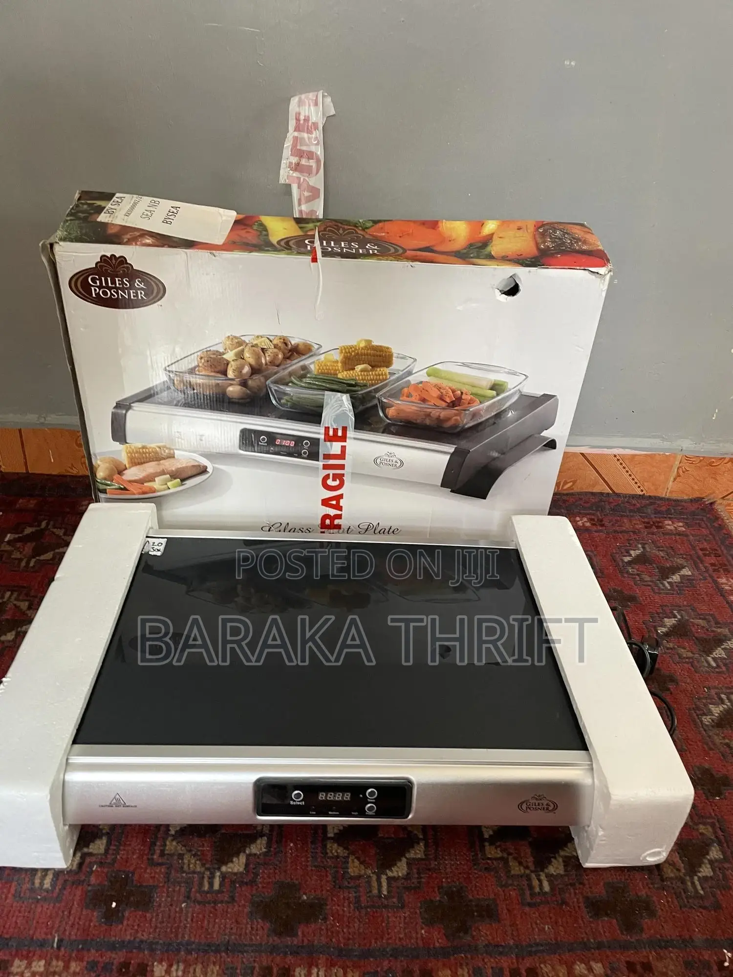 Giles Posner Glass Hot Plate
