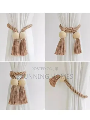 Magnetic Boho Curtain Holders