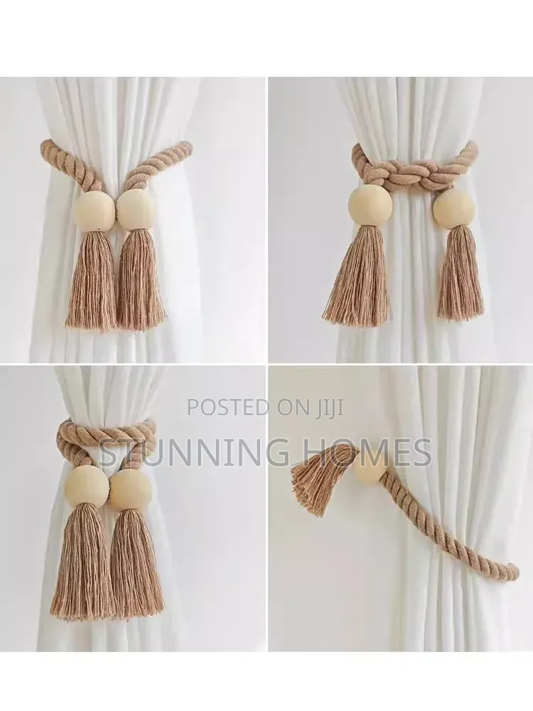 Magnetic Boho Curtain Holders