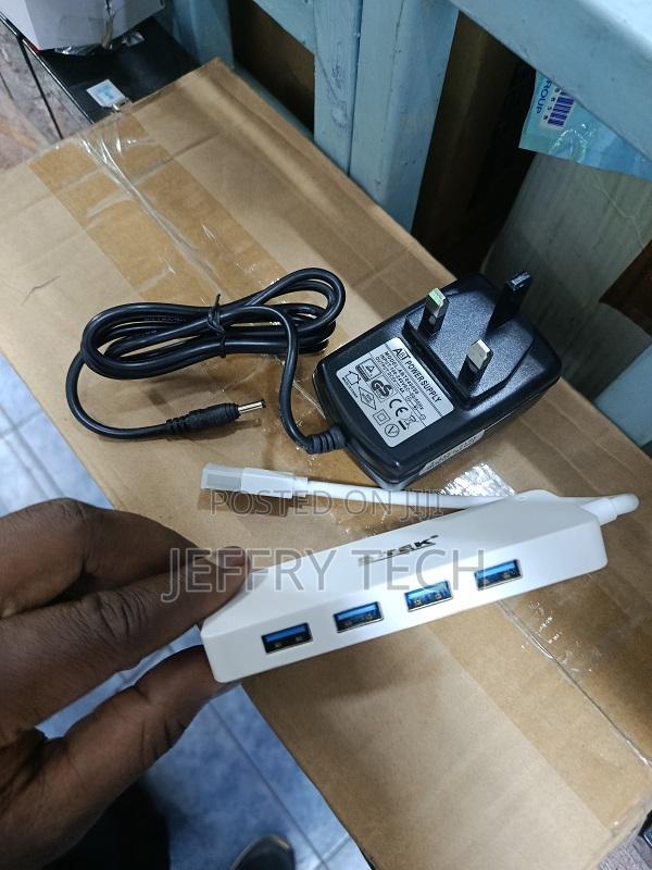 4-Port Usb 3.0 Hub, S-Tek Brand Model With Power Adapter - main view