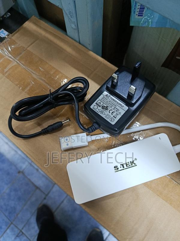 4-Port Usb 3.0 Hub, S-Tek Brand Model With Power Adapter - thumbnail 3