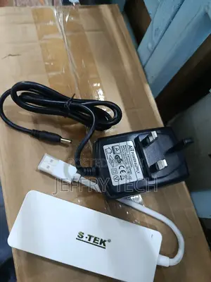 4-Port Usb 3.0 Hub, S-Tek Brand Model With Power Adapter