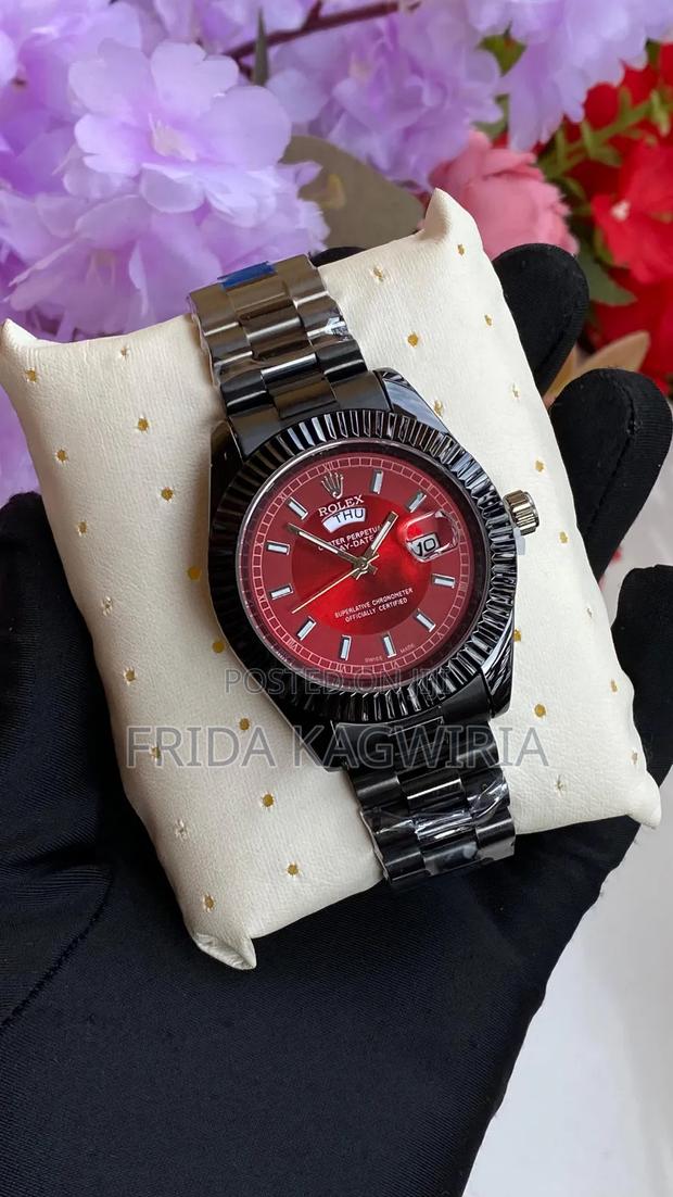 Black Rolex Oyster Perpetual Day _ Date Watch - main view