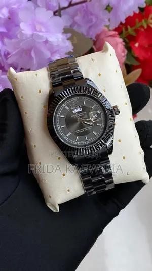 Black Rolex Oyster Perpetual Day _ Date Watch