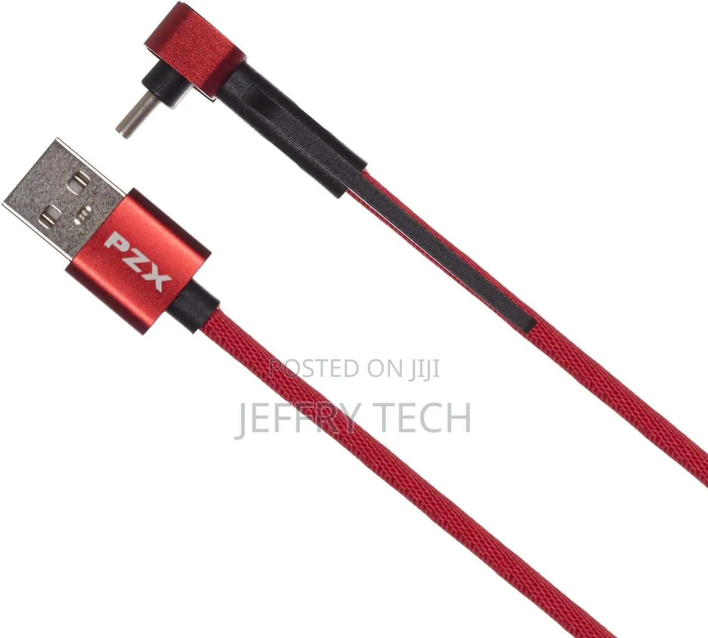 PZX V121 Mobile Phone Stand Data Cable Micro,3.1a 100 Cm - Black Red