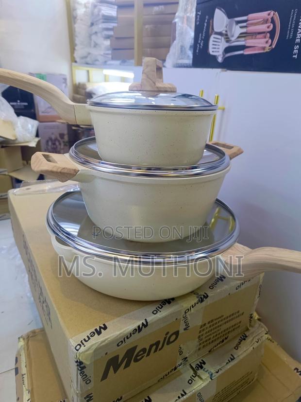 British Mingjue Non-Stick Stone Cookware Set - main view