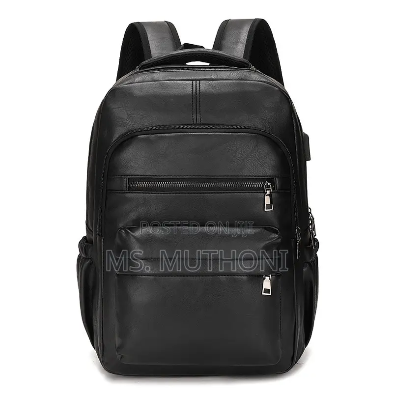 Pu Leather Large Capacity School / Laptop Backpack