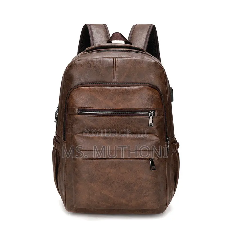Pu Leather Large Capacity School / Laptop Backpack