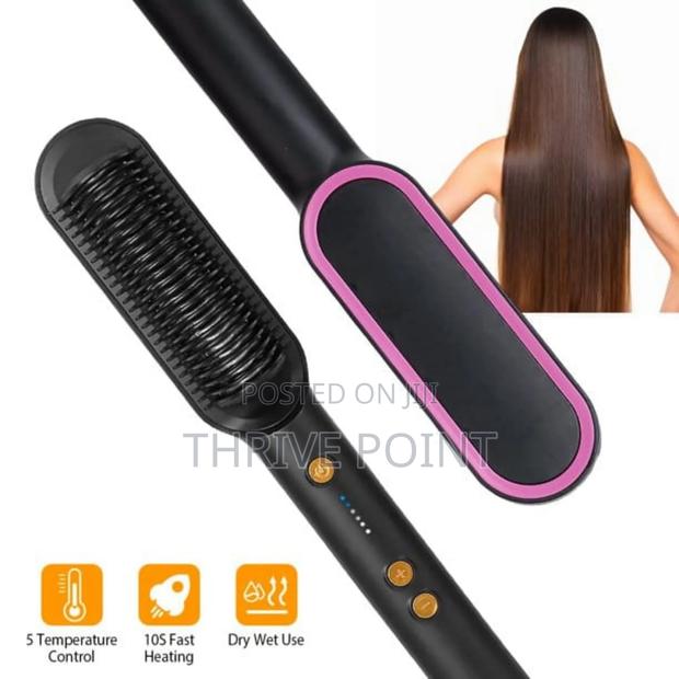 *Electric Hair Straightener Comb