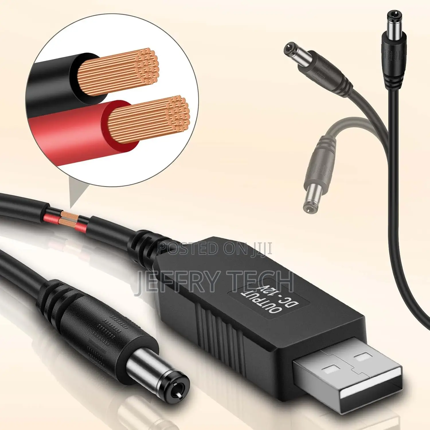 Dc 5v to Dc 12v Usb Voltage Step Up Converter Cable Power Supply Usb C