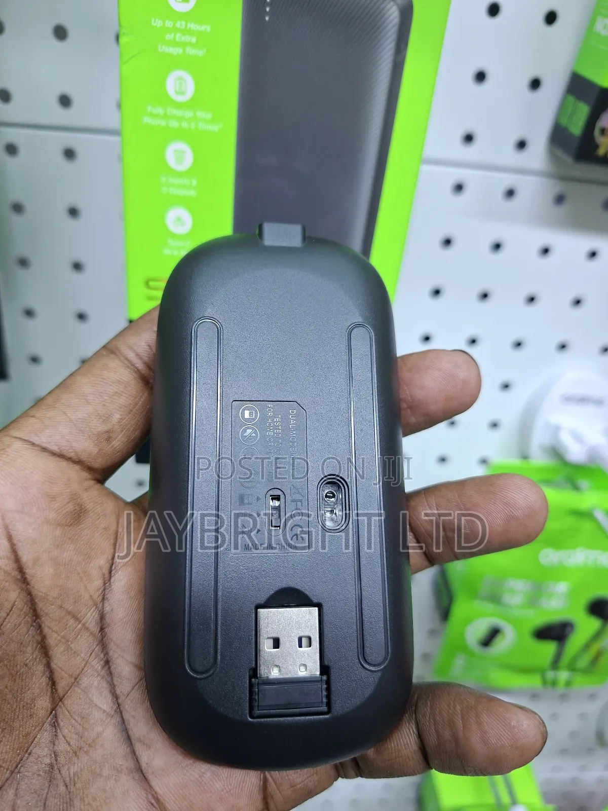 Wireless Bluetooth + 2.4g Dual-Mode Rechargeable Led Optical Mouse