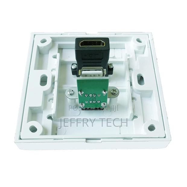 Hdmi/Usb Multimedia Modular Wall Socket Face Plate Socket Plug Jack - thumbnail 3