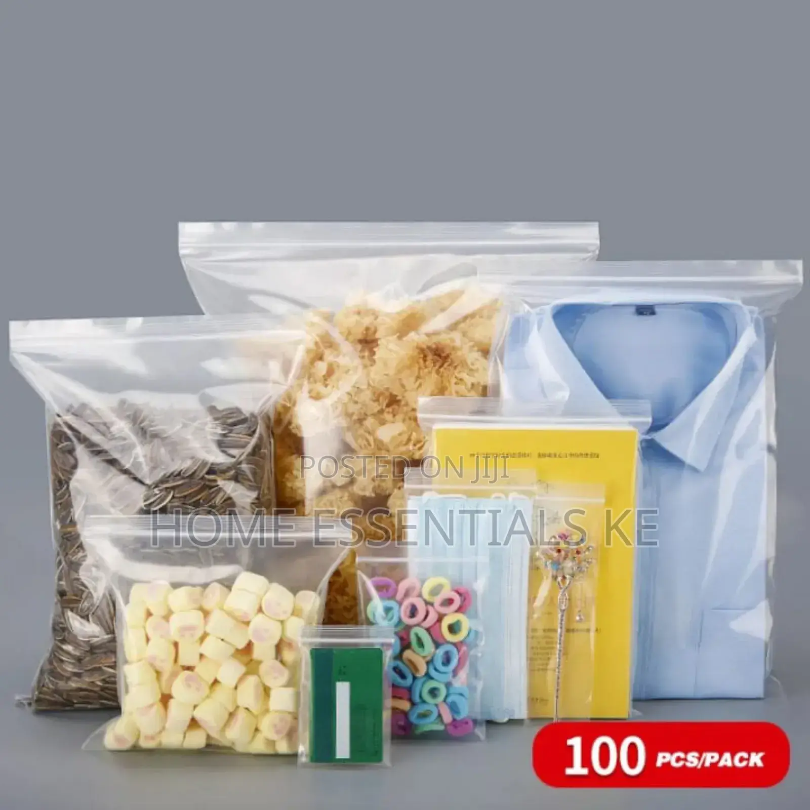 Heavy Gauge Reusable Ziplock Bags-sizes From 5*7 Upto 3kgs