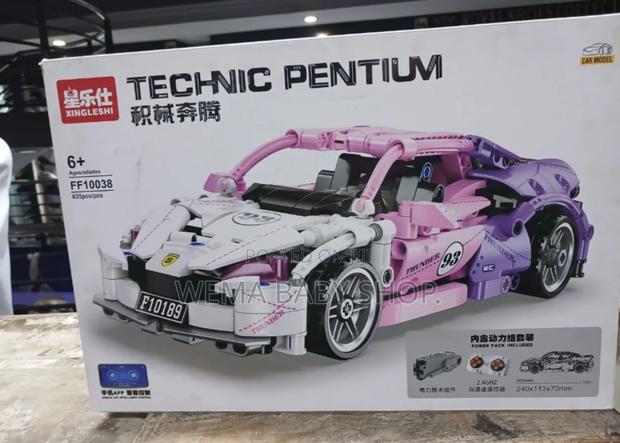 Sport Car Building Block Set Remote Control Smartphone App Control