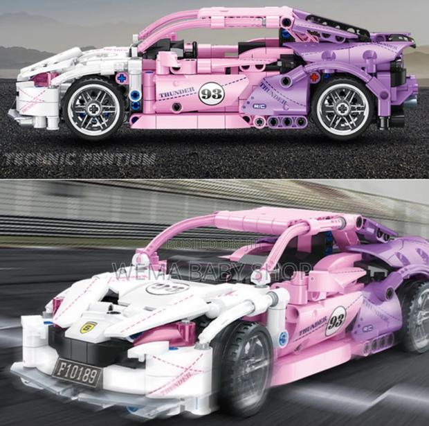 Sport Car Building Block Set Remote Control Smartphone App Control - thumbnail 4