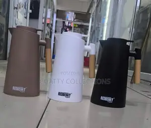 One Litre Red Berry Flask With Bamboo Handle