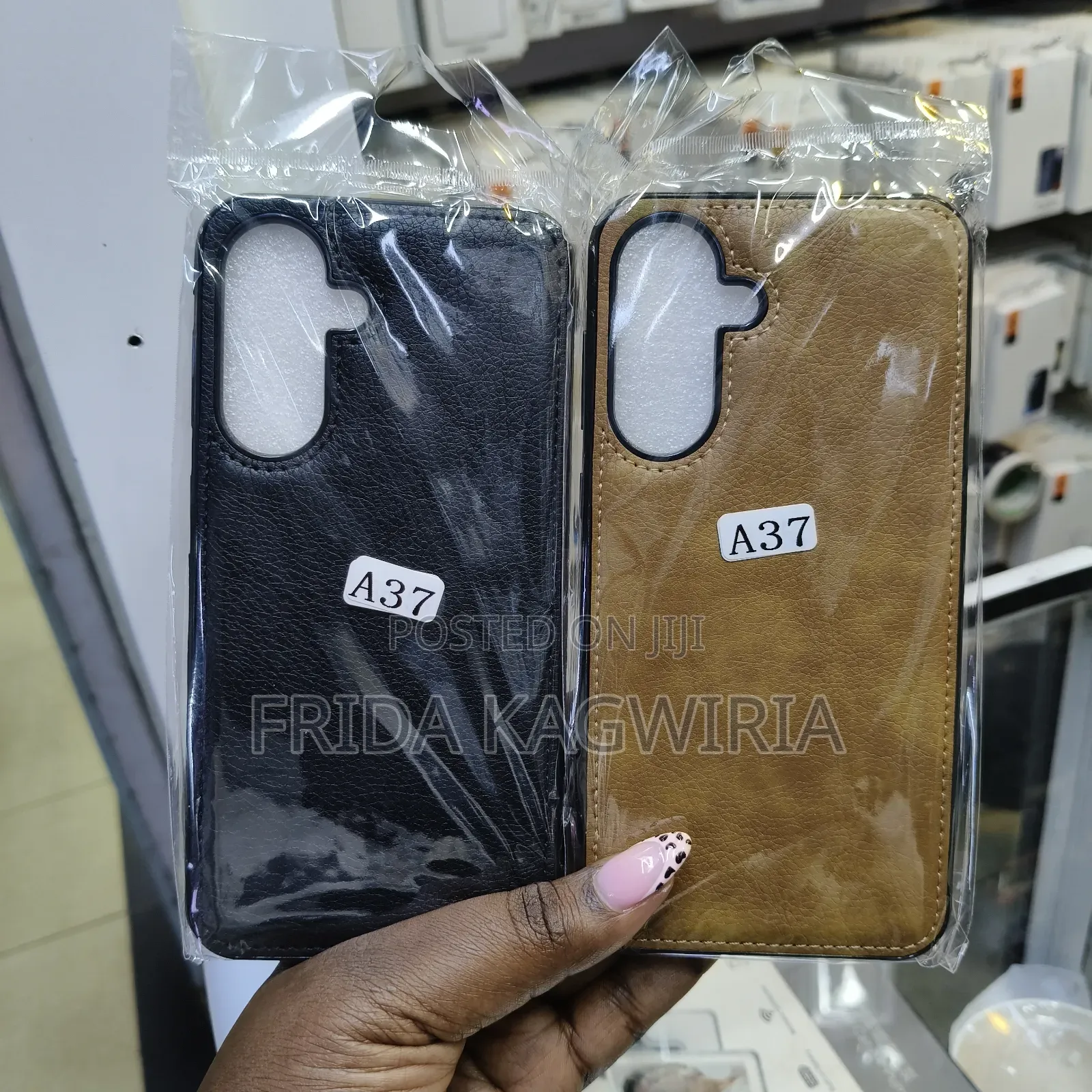 Samsung A37 Leather Back Cover