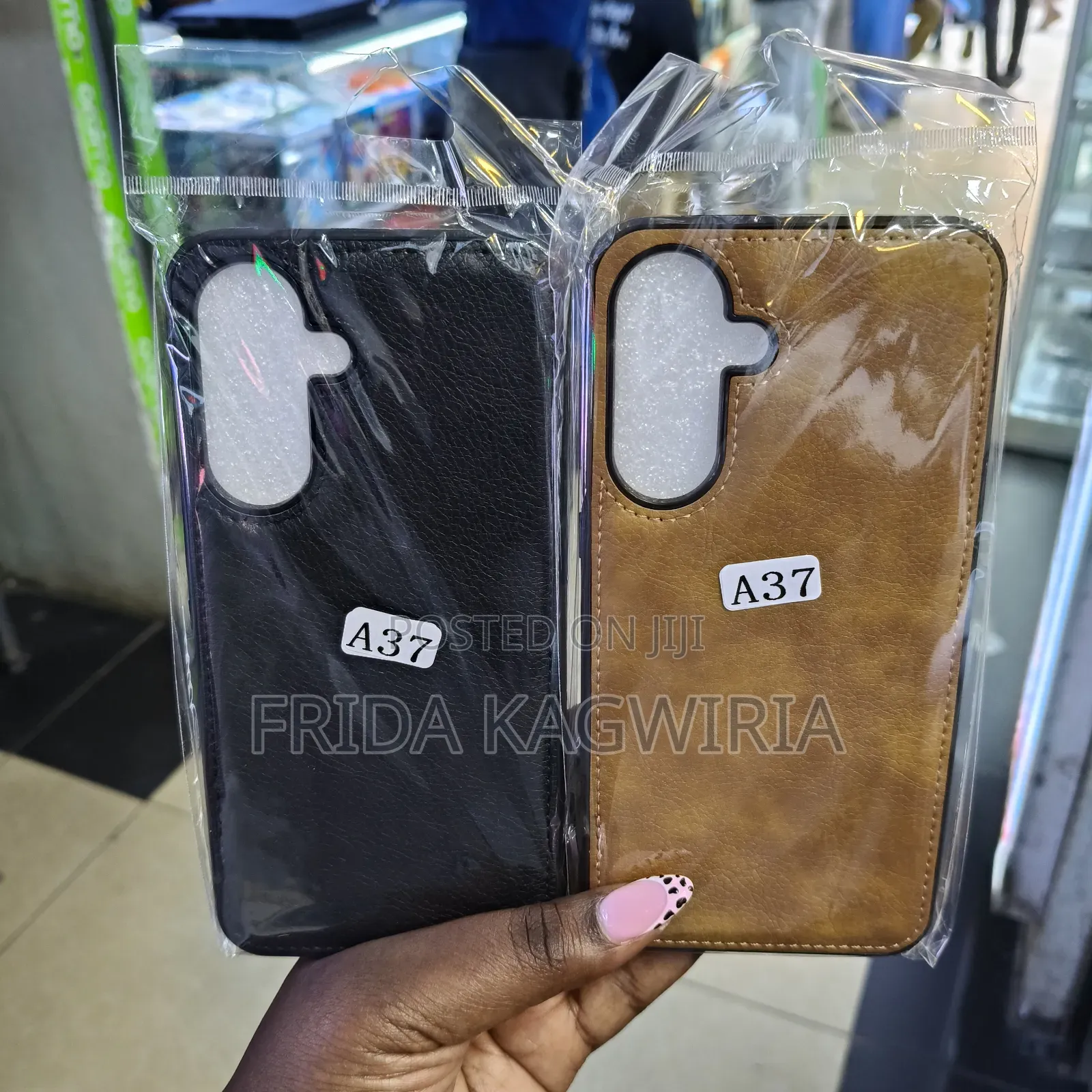 Samsung A37 Leather Back Cover