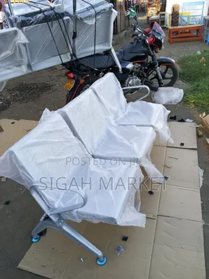 Heavy Duty Silver Waiting Chair Available