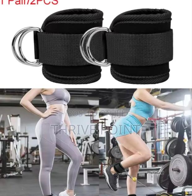 2pcs Ankle Straps for Cable Machines Kickbacks