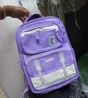 Purple Quality School Bags School Backpacks